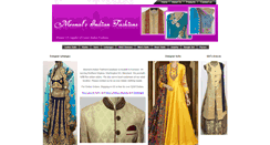 Desktop Screenshot of meenalsindianfashions.com