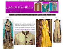 Tablet Screenshot of meenalsindianfashions.com